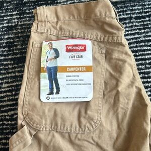 New carpenter wrangler pants